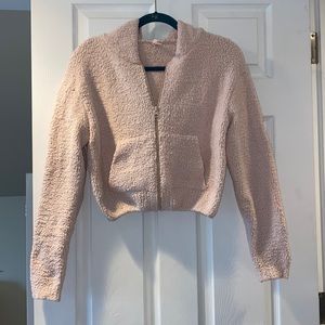 Skims Cozy Knit Zip Up Hoodie - XXS/XS, Dusk